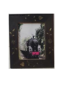 กรอบรูปไม้ทรงสี่เหลี่ยมสีน้ำตาลและสีทอง ประดับด้วยงานฝังกระดูก ราคาไม่แพง เหมาะสำหรับใช้ในบ้าน สำนักงาน หรือเป็นของขวัญในงานปาร์ตี้ - Product Image 6