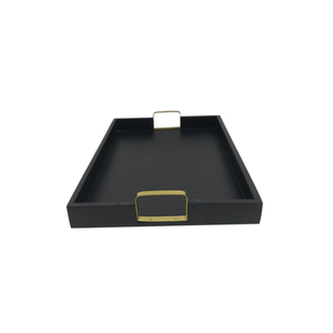 Bandeja para servir comida de diseño moderno Color marrón Utensilios de cocina con estilo de madera natural Bandeja para servir comida y bebida personalizada - Product Image 5