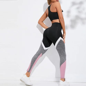 Traje de Yoga de verano para mujer, conjunto de ropa deportiva sin costuras, ropa de Fitness cómoda, ropa de gimnasio y mallas para mujer - Product Image 2