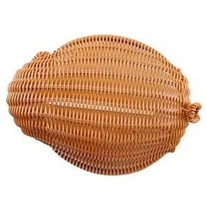 Bol à salade en rotin de conception animale avec finition naturelle Parfait pour la vaisselle de cuisine et le service de fruits - Product Image 6