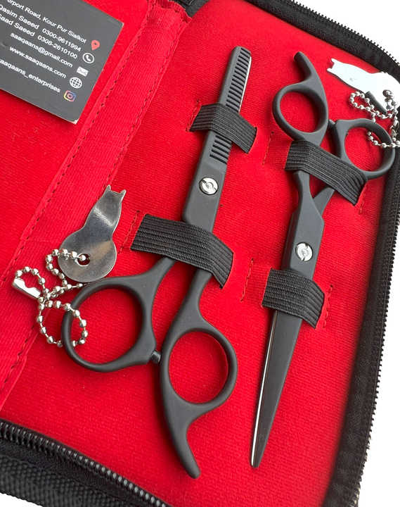 Men's Women's Home Salon Barber Cutting Kit Hairdressing Scissors Set Stainless Steel Sharp Beard Trimming Shaping Grooming