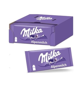 Delizioso all'ingrosso cioccolato Milka 100g e 300g fornitore all'ingrosso tutto sapore cioccolato Milka in magazzino originale