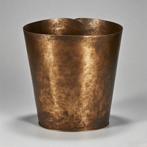 RusticBarrel poubelle en métal vintage avec poignée Accent maison bureau cuisine Restaurant salle de bain pour la gestion des déchets de papier - Product Image 4