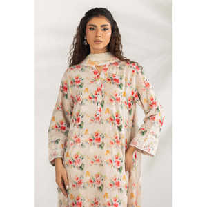 IUSTKSD-2219 Traje Casual de 3 Piezas con Estampado y Detalles Bordados, Transpirable y Elegante - Product Image 6