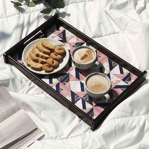 Bandeja Decorativa de Madera para Servir Frutas, Hecha a Mano, de Lujo, con Plato de Madera de Alta Calidad para Bodas - Product Image 4