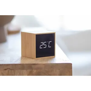 Boolarm Bamboo Alarm <b>Clock</b> Sustainable <b>Desk</b> & Table <b>Clocks</b> - Product Image 4