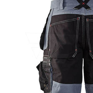 Pantalon de travail de sécurité industrielle au design nouveau, 100 % coton, résistant, multi-poches, pour travaux de construction - Product Image 6