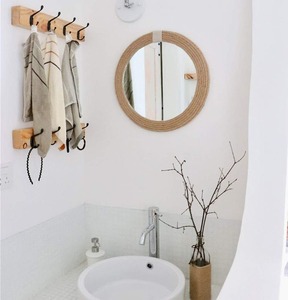 Modern minimalist, Decorative mosaic frame standing <b>mirror</b> Modern minimalist, Decorative mosaic frame standing <b>mirror</b> - Product Image 4