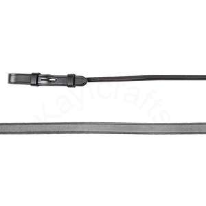 1.40m Long Slim Round <b>Stitched</b> Double Bridle Reins 14mm Wide Without Stops Made English Oiled Harness Leather Horse <b>Products</b> - Product Image 2