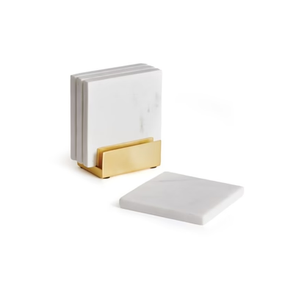 Marble Mug Coaster Sustainable White <b>Stone</b> Marble Cup coaster for <b>Hot</b> Selling Products Lowest Price - Product Image 1