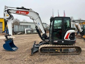Mini-excavatrice sur chenilles hydraulique Bobcat d'occasion 3 tonnes avec moteur, godet de 0,4 m, PLC, boîte de vitesses, pompe, moteur, roulement haute performance - Product Image 2