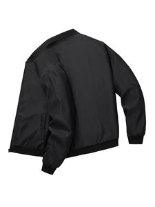 Manteau mince décontracté pour hommes d'affaires printemps et automne nouvelle veste à col de baseball taille XL support couleur unie teint uni tendance - Product Image 2