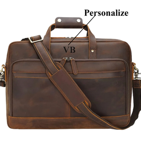 Satchel Bag, New Job Gift, Graduation Gift Personalized Gifts for Him <b>Leather</b> <b>Briefcase</b> Man - Product Image 2