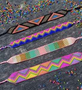 Bracelets en lettres faits à la main en gros, créatifs, en vrac, chaîne de perles, perles acryliques, bracelet en perles de pierre - Product Image 2