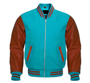 Vestes de baseball universitaire en laine d'hiver personnalisables de haute qualité col montant avec capuche légère de style High Street - Product Image 6