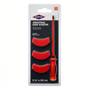 Knipex Industrial Grade <b>Screwdriver</b> with Synthetic Resin Jaws Model 1C 81 1x 250 (4x) Handle Material Plastic - Product Image 3