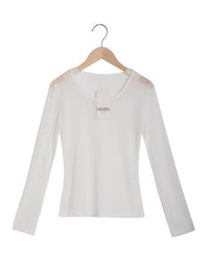 Suéter de manga larga para mujer Jersey de algodón Jacquard con letras Top Jersey para mujer - Product Image 2