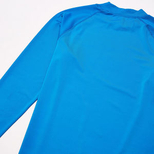 Tissu en polyester et élasthanne, couleur personnalisée, rashguard pour homme, respirant, écologique, manches longues, chemises de compression pour la salle de sport et le surf - Product Image 4