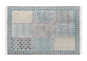 Beautiful Rajasthani 100% Cotton Carpets Multi-Pattern Handmade <b>Rugs</b> with Great Embroidery Work Washable for Home Decor Car Use - Product Image 2