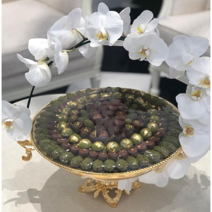 Ustensiles de salle à manger élégants et écologiques pour la maison Bol de service sucré Bol à chocolat rond en métal de qualité supérieure pour hôtel Ware Porte-bonbons - Product Image 4