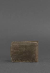 Cartera de cuero 4,3 marrón oscuro Crazy Horse Vintage tarjetero corto y Clip de dinero para hombres regalo para él - Product Image 2