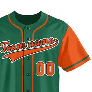 Vêtements d'équipe à prix de gros Maillot de baseball pour hommes Nom de l'équipe personnalisé Style décontracté Chemises de baseball pour hommes à bas prix - Product Image 4