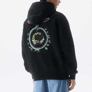 100% sudaderas con capucha y sudaderas de algodón para hombre de manga larga Boxy Fit peso pesado en blanco grueso francés Terry 500GSM sudaderas con capucha - Product Image 4