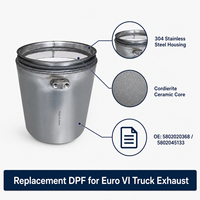 Filtro Antiparticolato Diesel DPF 5802020368 5802045133 per Camion Eurocargo Euro 6 Scarico A10-0014