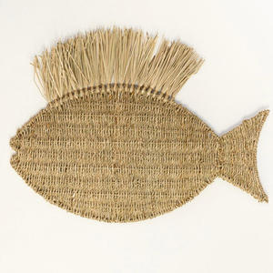 Handweaving seagrass <b>wall</b> designs <b>art</b> sea grass <b>wall</b> hangings home centerpiece hanging decoration - Product Image 2
