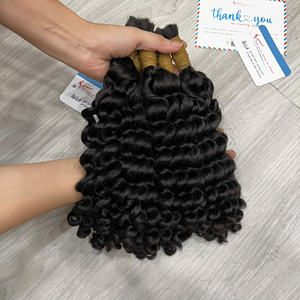2025 grande vente Extensions de cheveux bruts en gros vietnamien vague profonde faisceaux de cheveux humains pas d'enchevêtrement pas de perte - Product Image 2