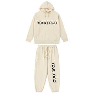 Survêtement de ville pour homme, sweat à capuche et pantalon de survêtement respirants avec logo personnalisé, survêtement 100% en coton du Pakistan - Product Image 5