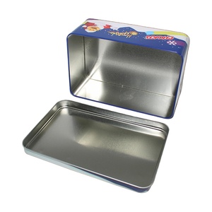 Custom Tinplate Rectangle <b>Box</b> with Custom Logo for <b>Cake</b> Chocolate Candy Biscuit Food <b>Gifts</b>-Christmas Edition - Product Image 4
