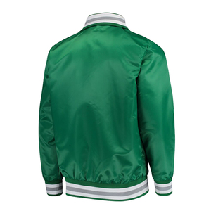 Vintage Satin Winter Casual Stand Solid Color Dyed Varsity Jacket Men Women Trendy Streetwear Baseball Bomber Custom Logo Coat - Product Image 2