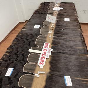 Venta al por mayor HD Swiss Lace Closure Frontal Raw Vietnamese Hair Large Stock Listo Para Enviar HD Lace Closure Frontal - Product Image 6