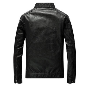 Latest Style Wholesale Windproof Men <b>Leather</b> Jacket Best Selling Waterproof Men <b>Leather</b> Jacket - Product Image 2