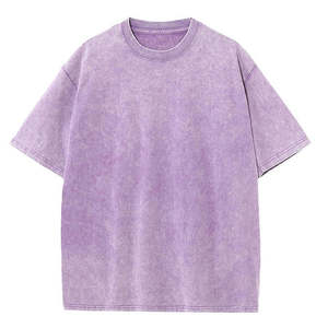 Camisetas Extra Grandes para Hombre, 100% Algodón, 230g, Alta Calidad, Hombros Caídos, Tallas Grandes, Estilo Casual, Estampado, Lavado Ácido - Product Image 4