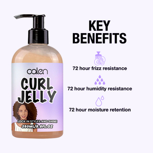 Luxfume 250Ml Gel coiffant personnalisé à tenue forte Gelée définissante pour cheveux ondulés bouclés et ondulés - Product Image 2