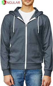 Windbreak Solid Color Winter Warm <b>Jacket</b> New Design Fashion Style Men's Custom logo Printing Embroidery Hoodie Customize - Product Image 3