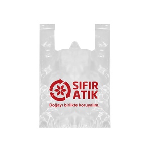 Wholesale Disposable White <b>Plastic</b> T-Shirt Bags for Supermarket Grocery Shopping Turkey - Product Image 2