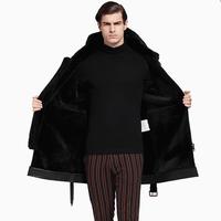 Blouson en cuir d'agneau noir pour homme, personnalisé, de qualité supérieure, faible MOQ, grandes tailles, hiver, style vintage, coupe classique, vente en gros OEM