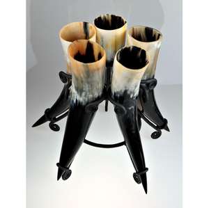 ชุดไม้ตีไวกิ้ง5ชิ้นพร้อมขาตั้งโลหะ - Product Image 4