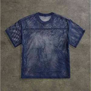 Nouveau design, maillots de football américain personnalisés imprimés pour équipes, respirants, service OEM, séchage rapide, grande taille, maille UPF 50, été - Product Image 3