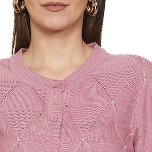 เสื้อสเวตเตอร์ผู้หญิงถักไหมพรม/ขนสัตว์ คุณภาพสูง ไซส์สั่งทำได้ สไตล์ลำลอง สำหรับฤดูหนาว ขายส่ง เสื้อสเวตเตอร์ผู้หญิงยอดนิยม - Product Image 5