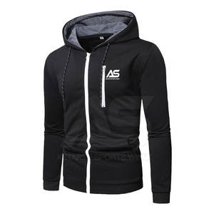 Sudaderas con Cremallera de Alta Calidad al por Mayor, Ropa de Moda Urbana, Sudaderas con Cremallera Básicas de Algodón Personalizadas - Product Image 1