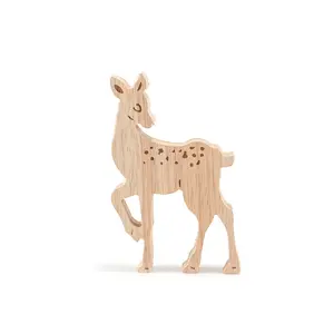 Balsas pequeñas de madera para decoración de la habitación de los niños, juguetes de caballo