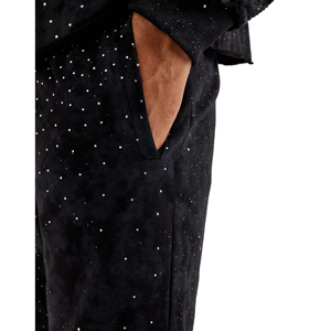 Pantalones Deportivos Casuales Holgados, Transpirables, de Secado Rápido, Lavado Claro, Cintura Media, Ligeros, 100% Algodón, con Logotipo Personalizado - Product Image 3