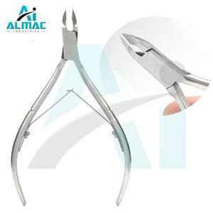 ALMAC, pinza para cutículas de uñas de acero inoxidable de alta calidad, tijera afilada, Kit quirúrgico reutilizable para una fácil eliminación de manicura, 1 año - Product Image 6