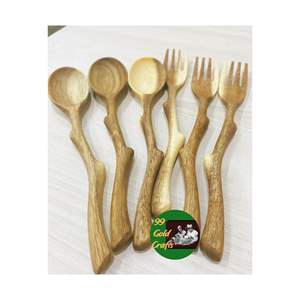 Cuillère en bois de haute qualité approvisionnement en gros en vrac du Vietnam produit artisanal pour le service alimentaire et les affaires culinaires - Product Image 3