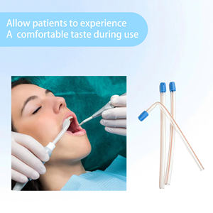 Attrezzatura per la pulizia e il riempimento dei denti Non rimovibili con espulsore manuale flessibile della Saliva che può essere piegata a qualsiasi angolazione - Product Image 6