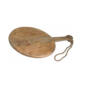 Tabla de cortar de madera de Calidad exclusiva con asa, tabla de cortar de madera de forma redonda de nuevo diseño para el organizador de cocina del hogar - Product Image 3